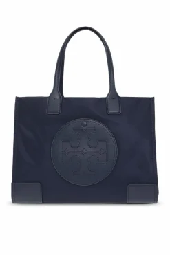 Tory Burch GRANATOWY Torba ‘Ella Small’ typu ‘shopper’