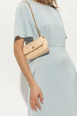 Tory Burch kremowy Torba na ramię `Kira Diamond Mini`