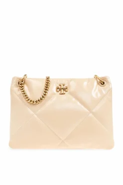 Tory Burch kremowy Torba na ramię `Kira Diamond Small`