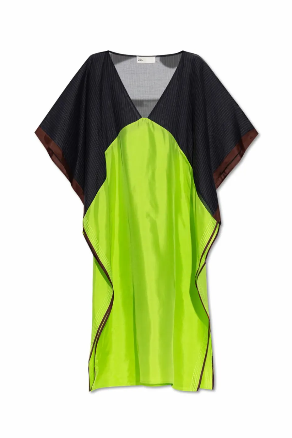 Tory Burch neonowy Jedwabna sukienka