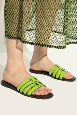 Tory Burch neonowy Klapki `Ines`
