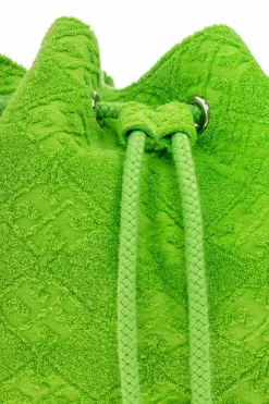 Tory Burch neonowy Torba na ramię `T-Monogram Terry`