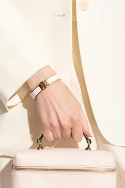 Tory Burch RÓŻOWY Bransoleta z logo