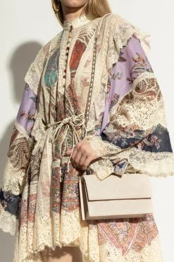 Tory Burch RÓŻOWY Torba na ramię `Fleming Small`