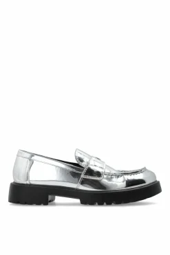 Tory Burch SREBRNY Buty `Lug` typu `loafers`