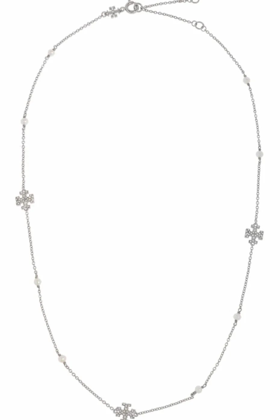Tory Burch SREBRNY Naszyjnik ‘Kira’