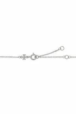 Tory Burch SREBRNY Naszyjnik ‘Kira’