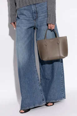 Tory Burch SZARY Torba do ręki `Perry Small`