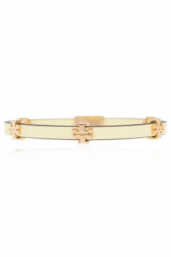 Tory Burch ŻÓŁTY Skórzana bransoleta