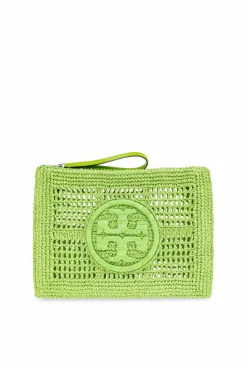 Tory Burch ZIELONY Torba do ręki `Ella`