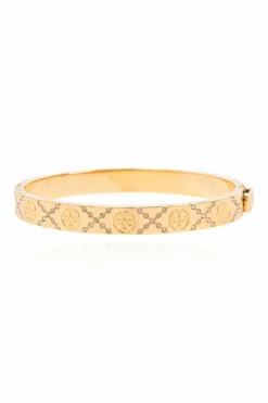 Tory Burch ZŁOTY Bransoleta `T Monogram`