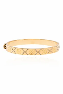Tory Burch ZŁOTY Bransoleta `T Monogram`