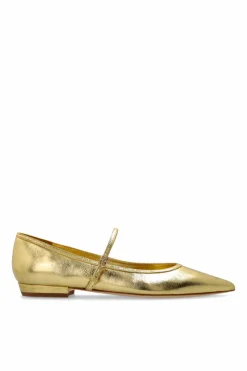 Tory Burch ZŁOTY Buty `Mary Jane`