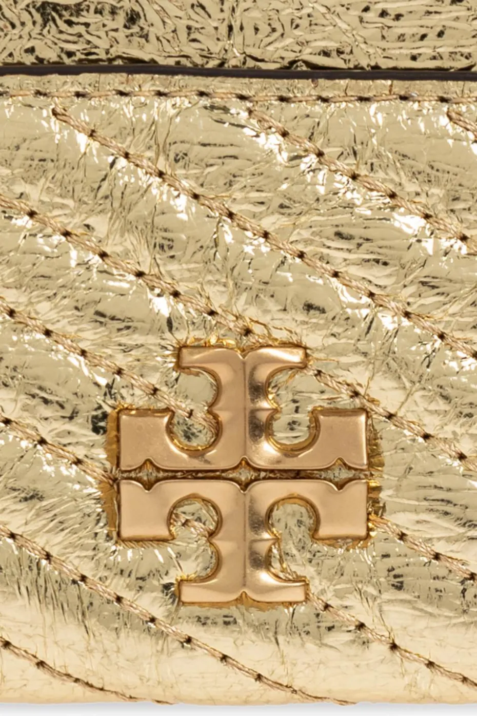 Tory Burch ZŁOTY Etui na karty `Kira`