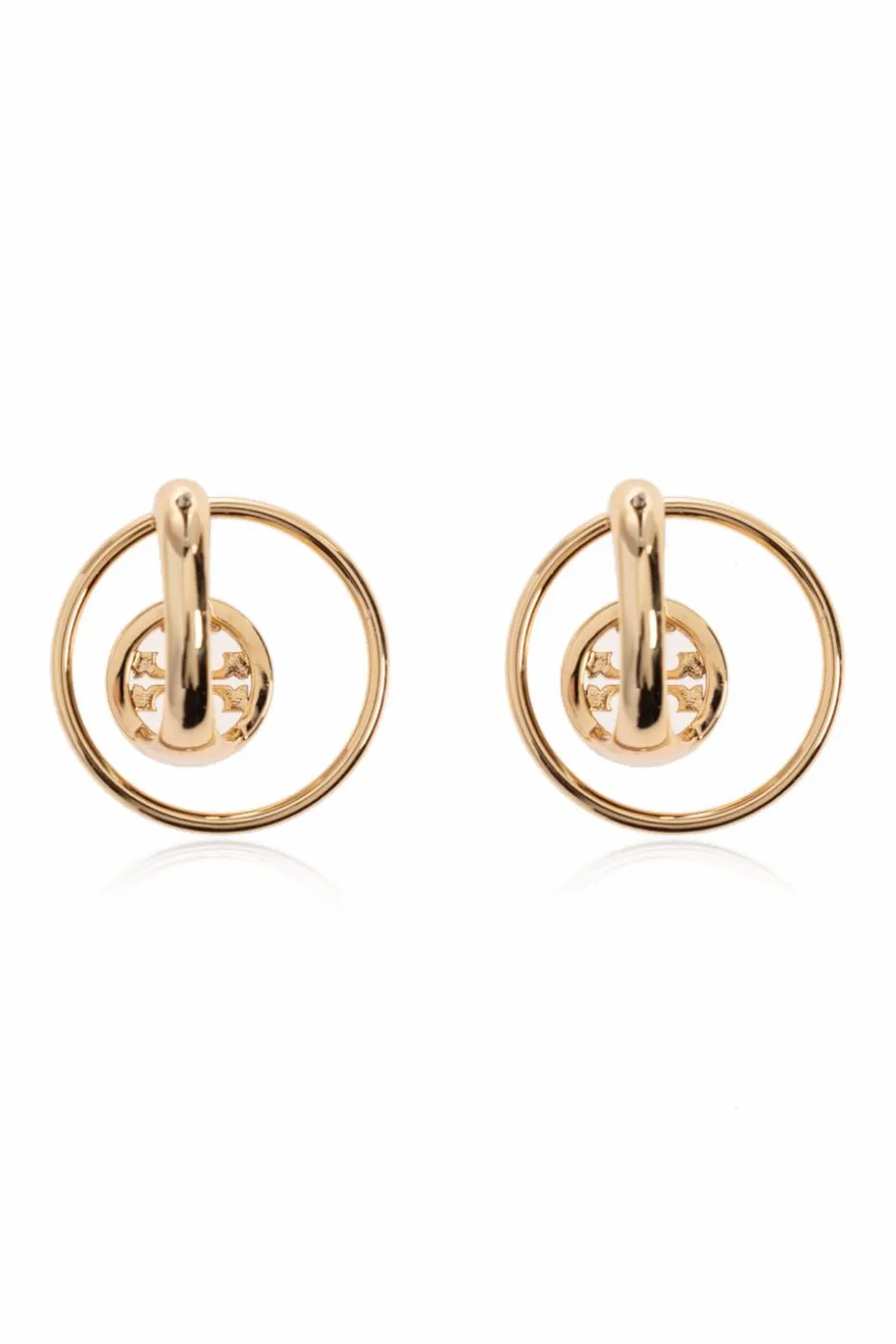 Tory Burch ZŁOTY Kolczyki z kryształami