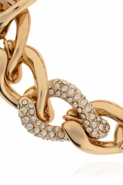Tory Burch ZŁOTY Mosiężna bransoleta