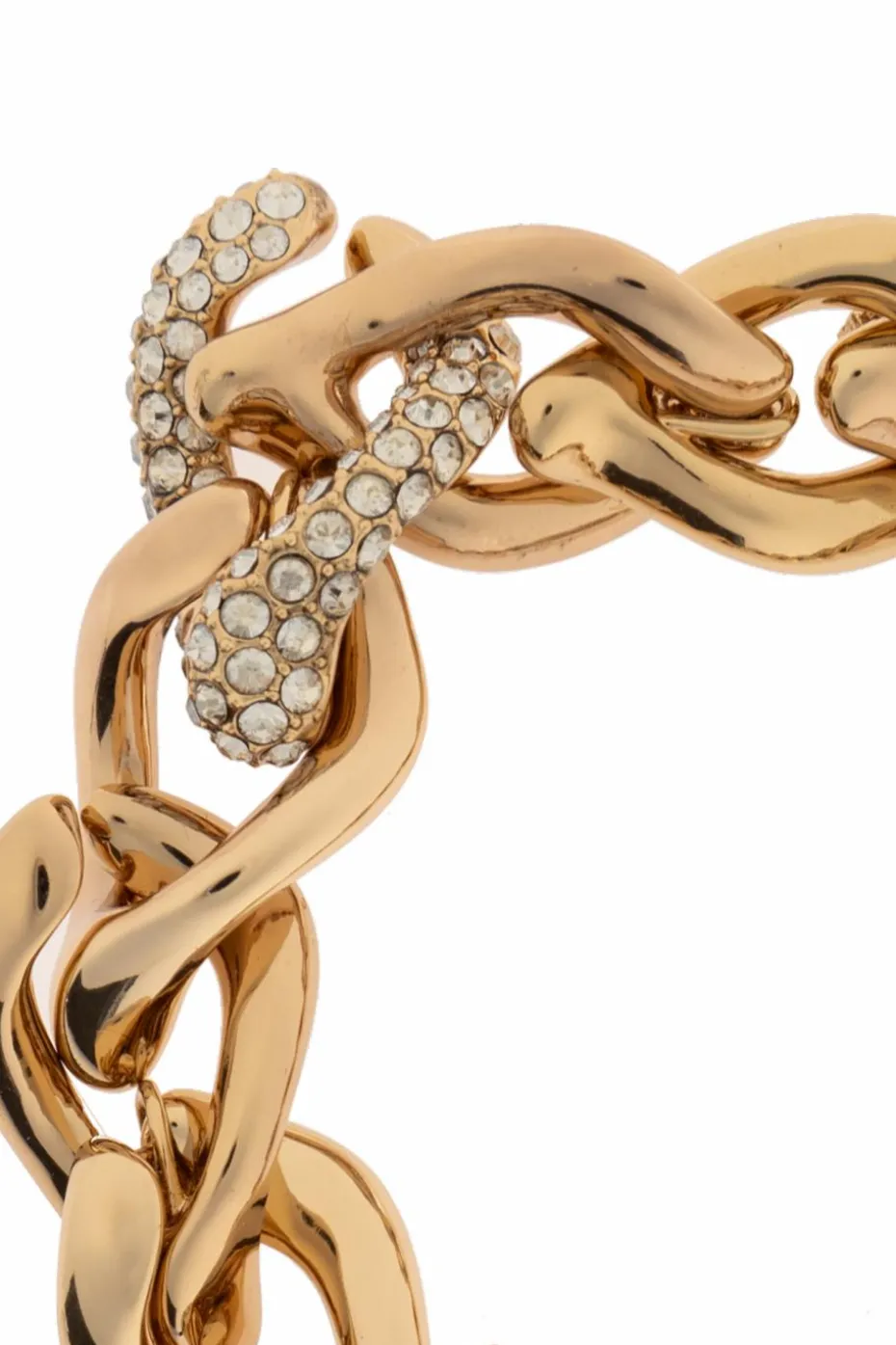 Tory Burch ZŁOTY Mosiężna bransoleta