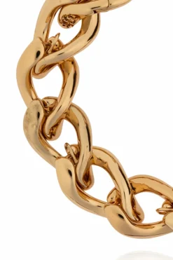 Tory Burch ZŁOTY Mosiężna bransoleta