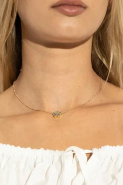Tory Burch ZŁOTY Naszyjnik z zawieszką