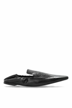 TOTEME CZARNY Skórzane buty