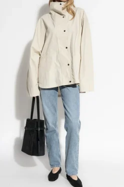 TOTEME kremowy Kurtka typu `oversize`