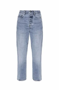 TOTEME NIEBIESKI Jeansy z logo
