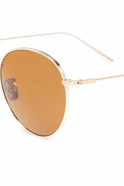 TOTEME ZŁOTY Okulary przeciwsłoneczne