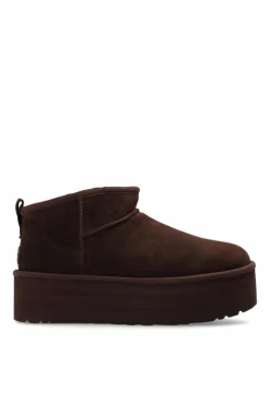 UGG BRĄZOWY Buty na platformie ‘Classic Ultra Mini’