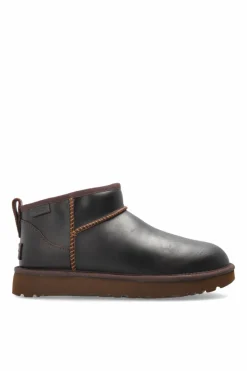 UGG BRĄZOWY Śniegowce `Classic Ultra Mini`