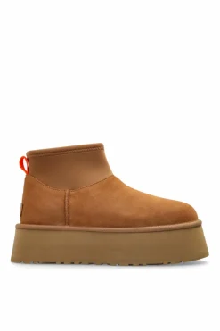 UGG BRĄZOWY Śniegowce `W Classic Mini Dipper`