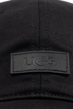UGG CZARNY Czapka z daszkiem `Heritage`