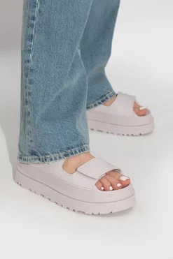 UGG FIOLETOWY Sandały `W GOLDENGLOW`
