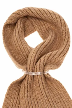 UGG Kids beżowy Szal z naszywką z logo