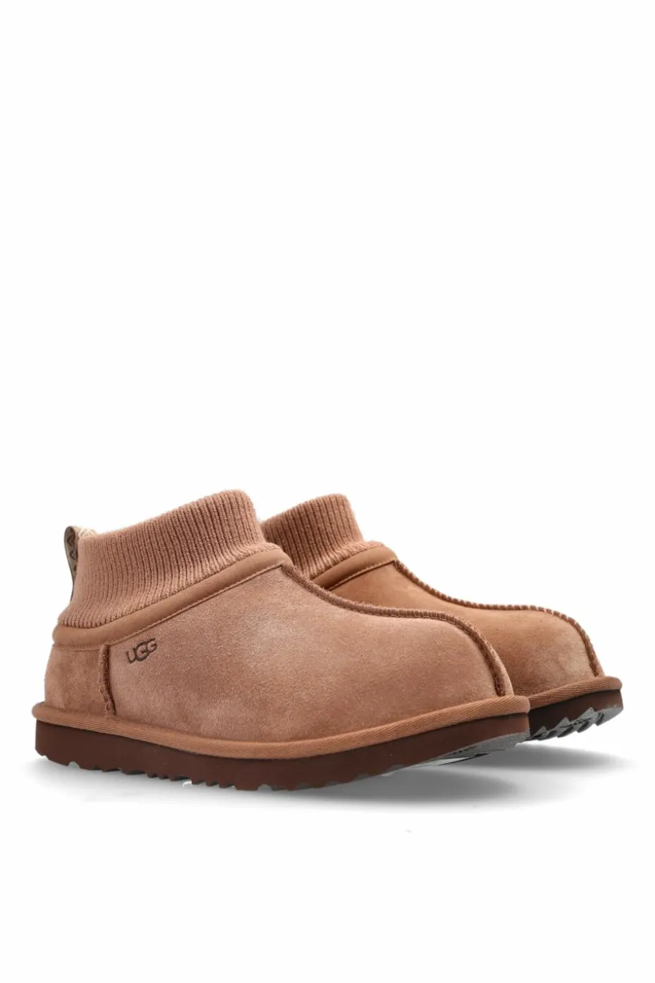 UGG Kids BRĄZOWY Buty `KIDS CLASSIC ULTRA STRETCH CUFF`