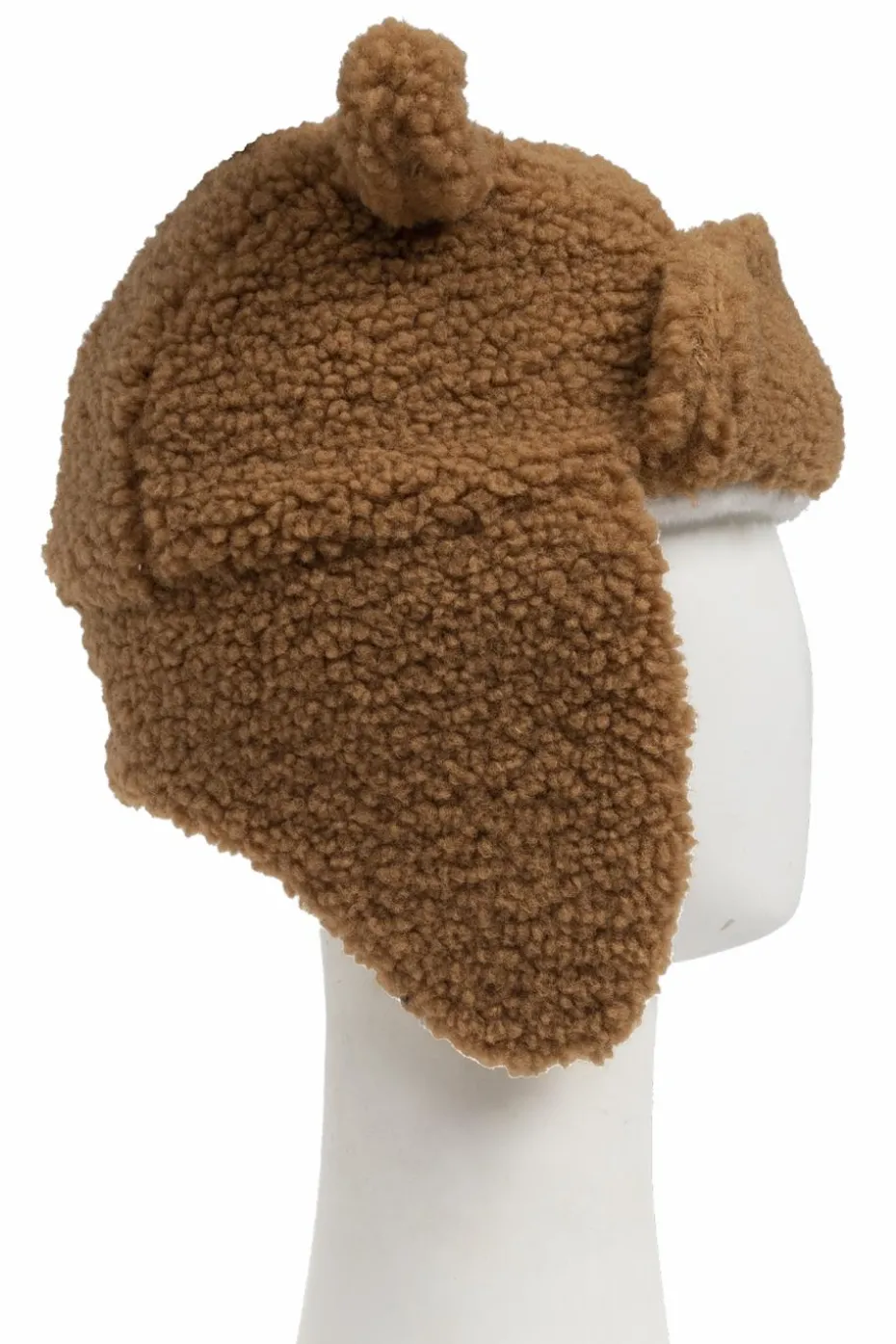UGG Kids BRĄZOWY Czapka z uszami