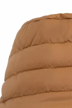 UGG Kids BRĄZOWY Kapelusz z materiału z recyklingu