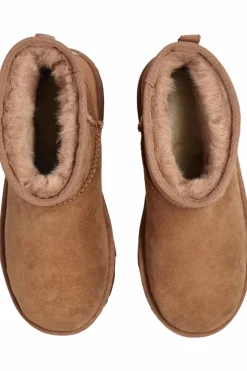 UGG Kids BRĄZOWY Śniegowce `KIDS CLASSIC MINI II`