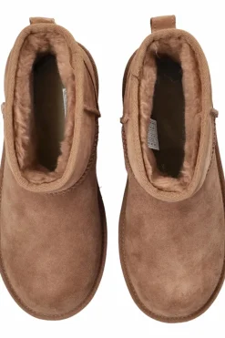 UGG Kids BRĄZOWY Śniegowce `KIDS CLASSIC MINI PLATFORM`