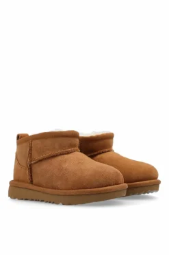UGG Kids BRĄZOWY Śniegowce ‘T Classic Ultra Mini’