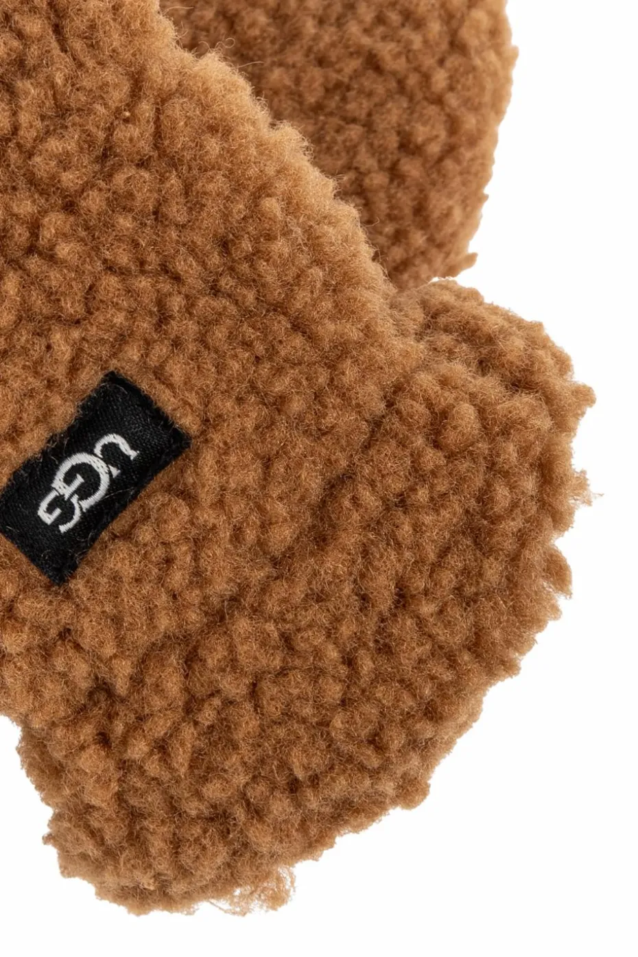 UGG Kids BRĄZOWY Polarowe rękawiczki