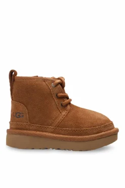 UGG Kids BRĄZOWY Sznurowane botki ‘Neumel II’