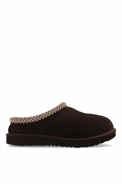 UGG Kids BRĄZOWY Zamszowe klapki ‘Tasman II’