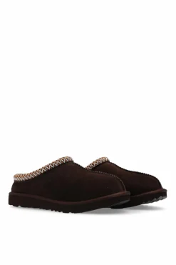 UGG Kids BRĄZOWY Zamszowe klapki ‘Tasman II’
