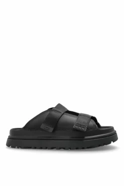 UGG Kids CZARNY Klapki `GOLDENGLOW`