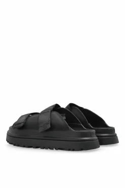 UGG Kids CZARNY Klapki `GOLDENGLOW`