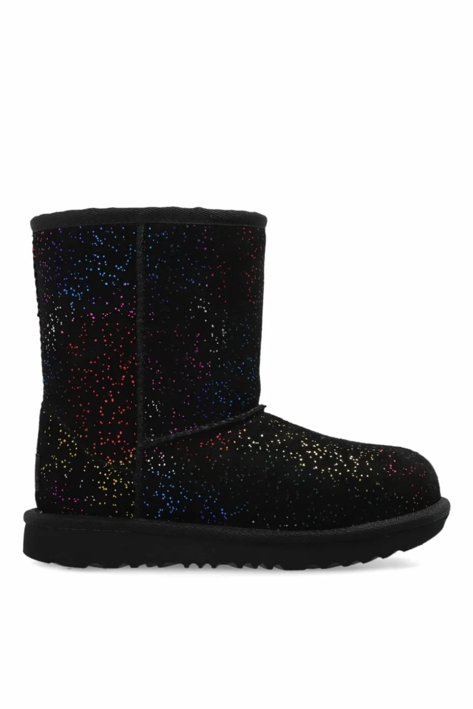 UGG Kids CZARNY Śniegowce `Kids Classic II Shimmer Sky’