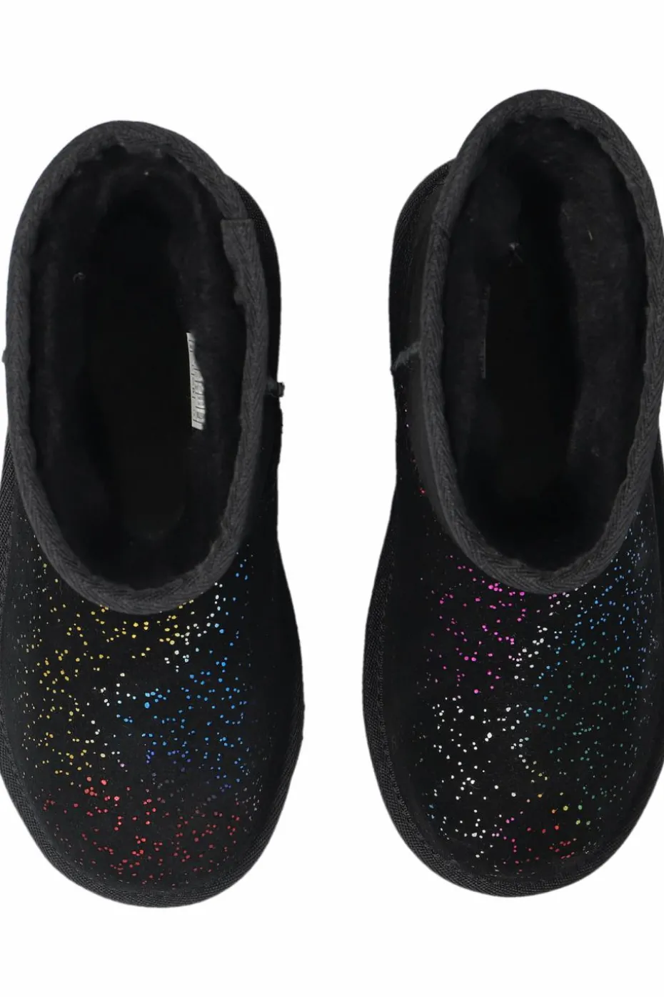 UGG Kids CZARNY Śniegowce `Kids Classic II Shimmer Sky’