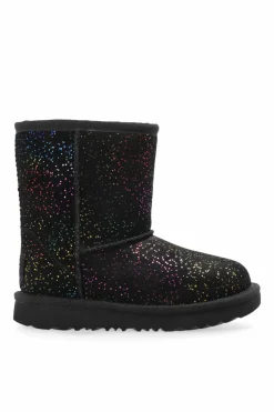 UGG Kids CZARNY Śniegowce `T Classic II Shimmer Sky`