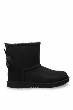 UGG Kids CZARNY Śniegowce ‘Mini Bailey Bow II’