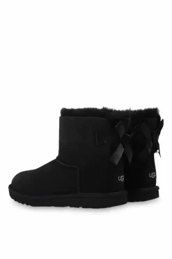 UGG Kids CZARNY Śniegowce ‘Mini Bailey Bow II’